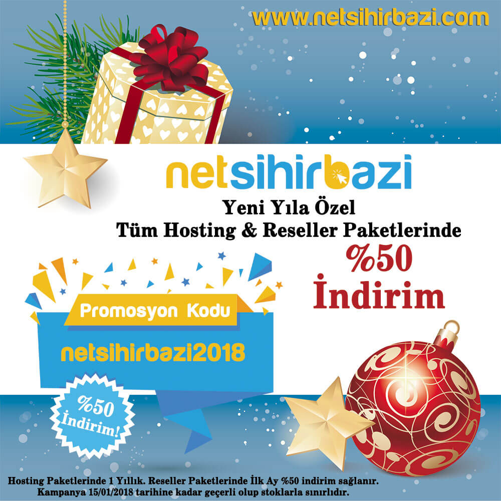 Yeni Yıl Kampanyası Mutlu Yıllar!
